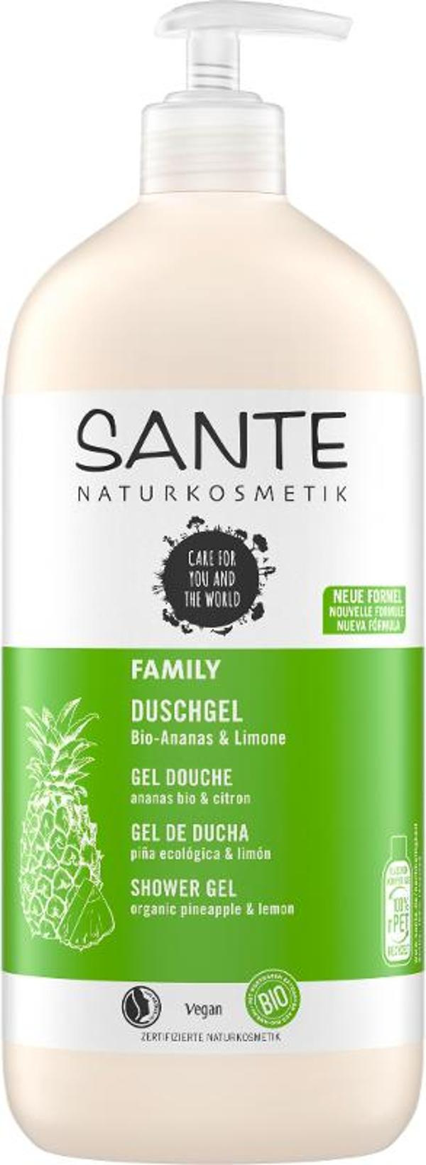 Produktfoto zu Family Duschgel Ananas und Limone 950 ml Sante