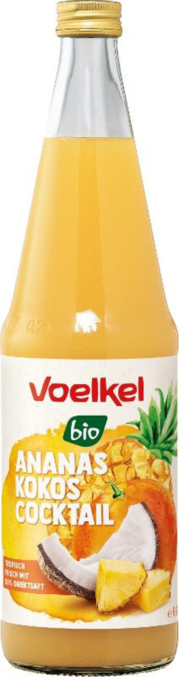 Produktfoto zu VPE Ananas Kokos Cocktail 6x0,7 l Voelkel