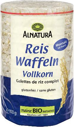 Produktfoto zu Reiswaffeln mit Salz 100g Alnatura