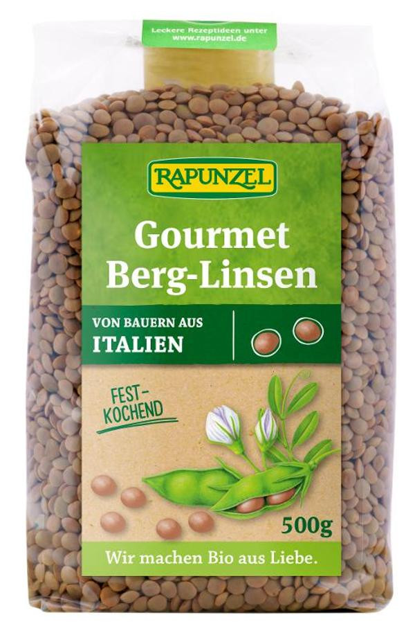 Produktfoto zu Gourmet Berg-Linsen braun 500g Rapunzel