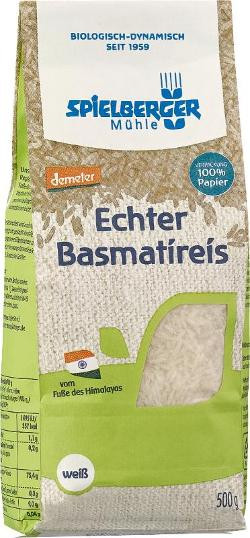 Produktfoto zu VPE Basmati Reis weiß 4x500g Spielberger