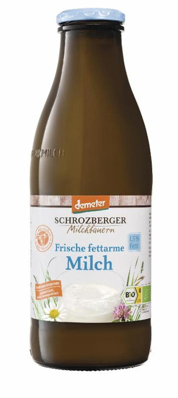 Produktfoto zu VPE Milch fettarm 1,5% Fett 6x1 l Schrozberger Milchbauern