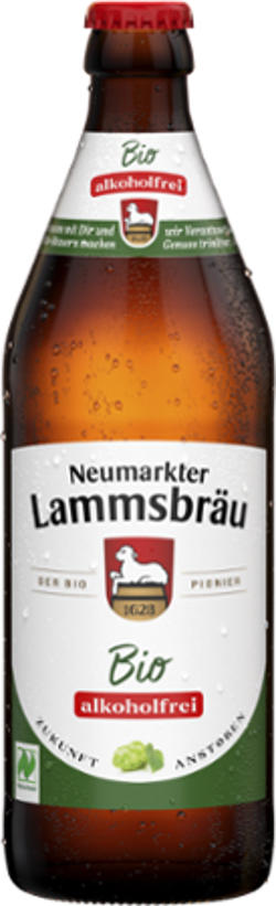 Produktfoto zu VPE Bier Lammsbräu Alkoholfrei 0,5 l Neumarkter Lammsbräu