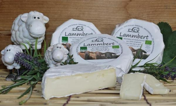 Produktfoto zu Lammbert Schafmilch-Weichkäse 250g Reutebachhof