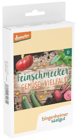 Produktfoto zu Saatgut Box Feinschmecker Gemüse Vielfalt Bingenheimer Saatgut