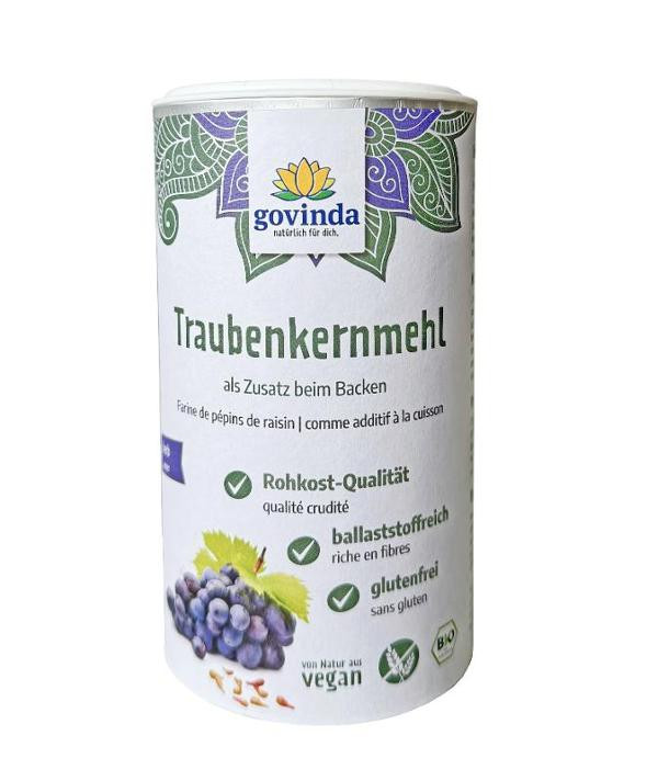 Produktfoto zu VPE Traubenkernmehl  6x200g Govinda