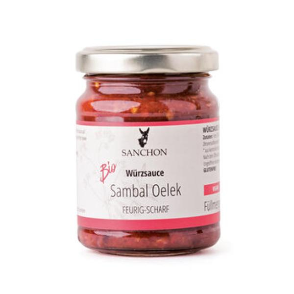 Produktfoto zu Würzsauce Sambal Oelek 125g Sanchon