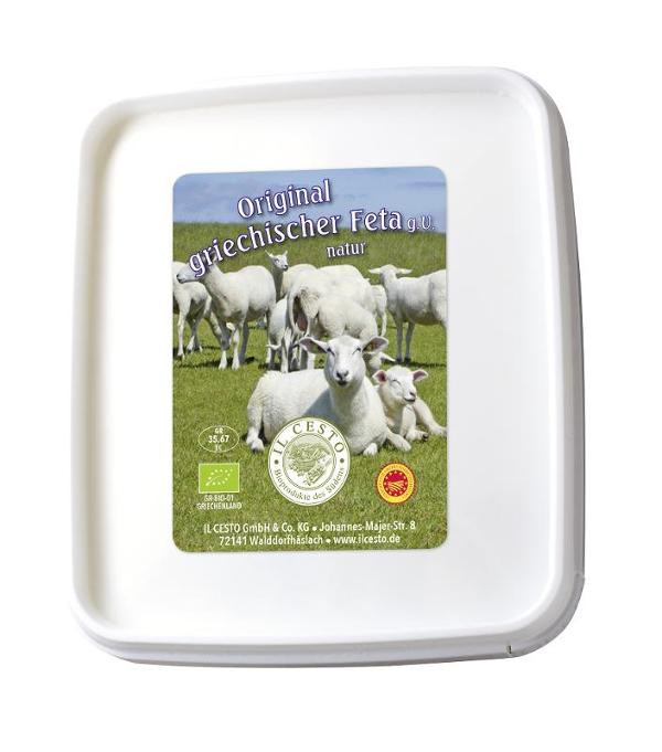 Produktfoto zu Original griechischer Feta natur 46% 1kg Il Cesto