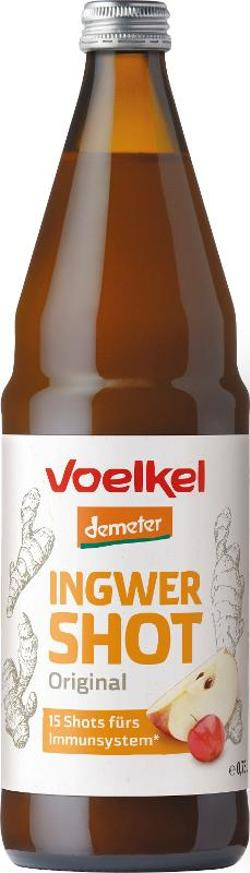 Produktfoto zu Shot Ingwer 0,75l Voelkel