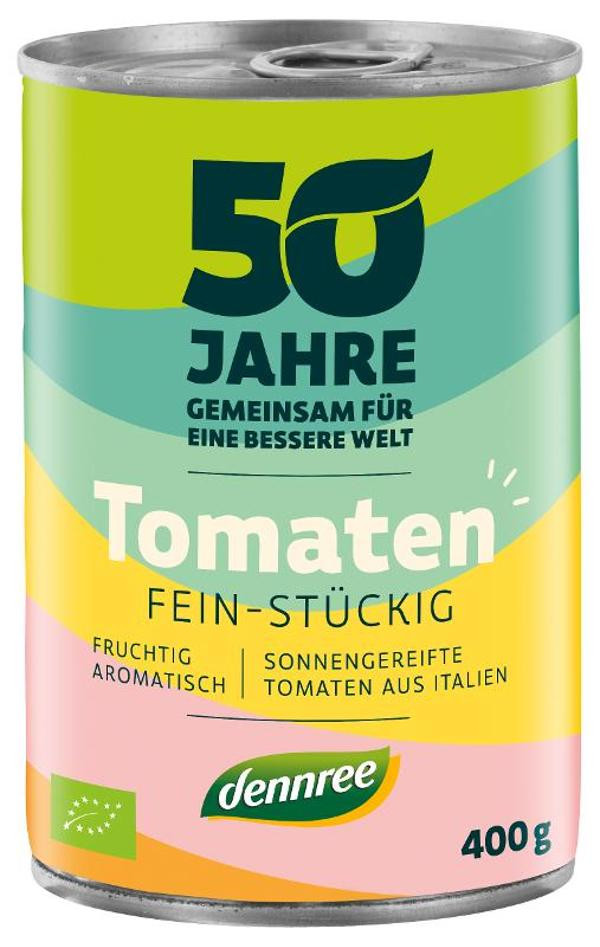 Produktfoto zu Tomaten gehackt feinstückig 400g dennree