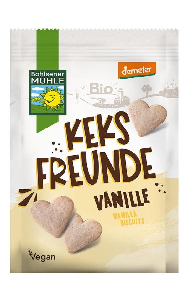 Produktfoto zu KeksFreunde Vanille 125g Bohlsener Mühle