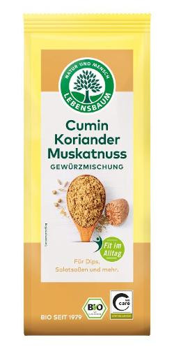 Produktfoto zu VPE Cumin Koriander Muskatnuss Gewürzmischung 45g Lebensbaum