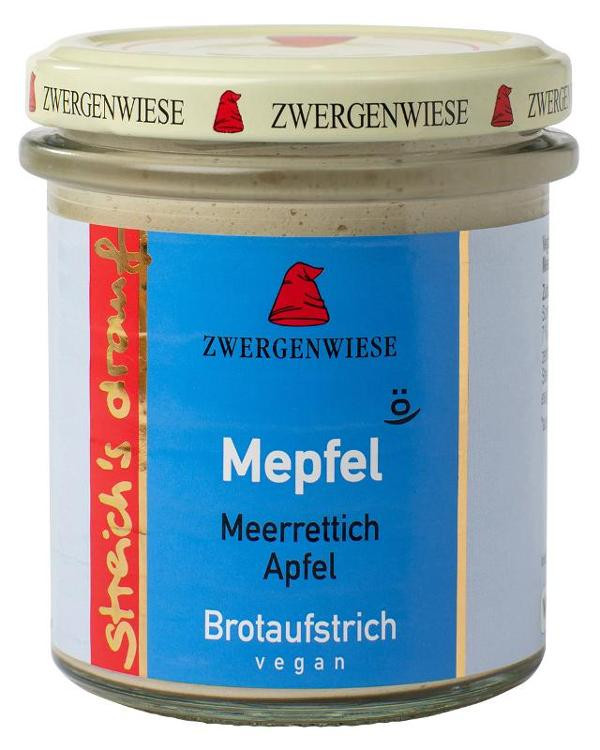 Produktfoto zu VPE Brotaufstrich streich's drauf "Mepfel" 160g  Zwergenwiese