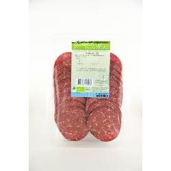 Produktfoto zu Lammsalami im Kräutermantel 100g Biohof Bakenhus