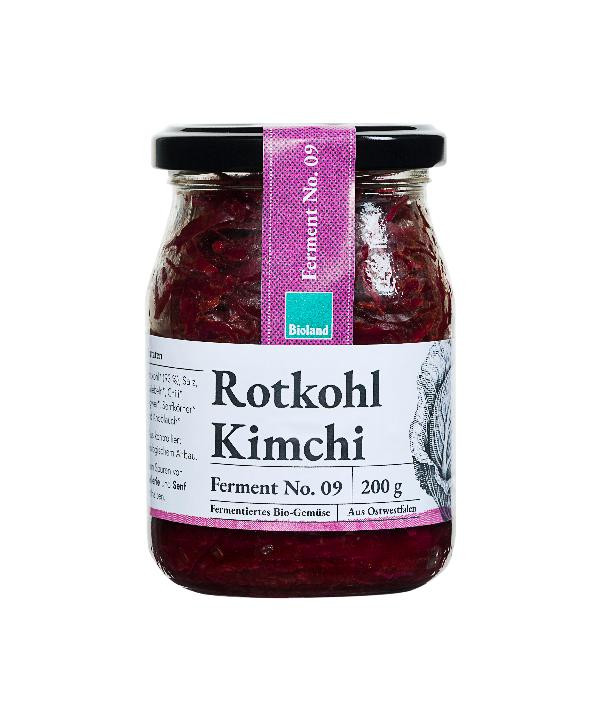 Produktfoto zu Rotkohl Kimchi 200g Schnelles Grünzeug OWL