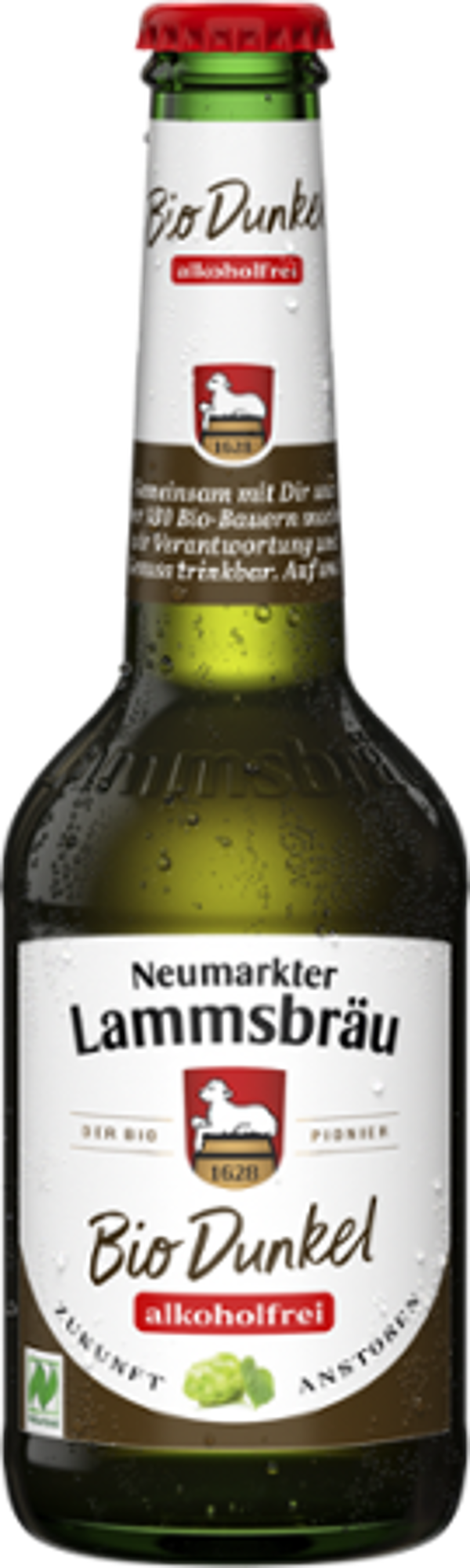 Produktfoto zu Bier Dunkel alkoholfrei 0,33 l Neumarkter Lammsbräu