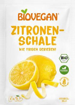 Produktfoto zu Zitronenschale gerieben 9g BioVegan