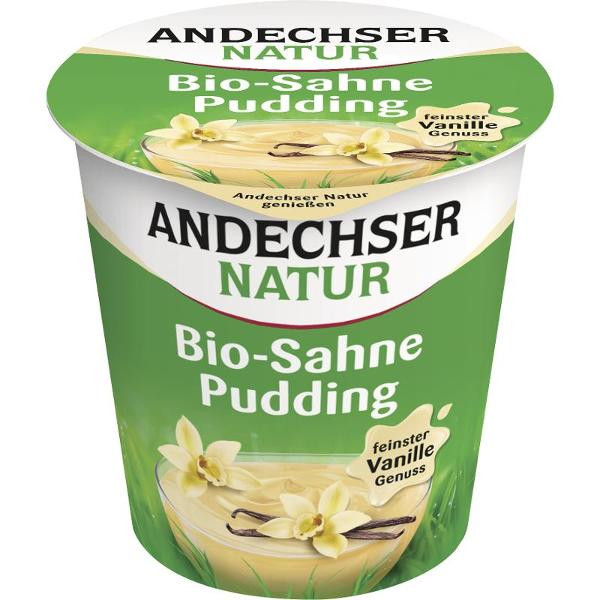 Produktfoto zu Sahnepudding Vanille 150g Andechser