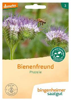 Produktfoto zu Saatgut Phazelie Bienenfreund Bingenheimer 32g Saatgut