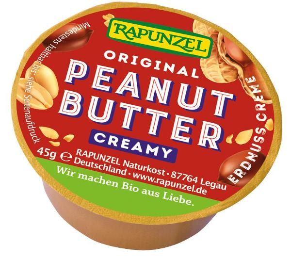 Produktfoto zu Peanutbutter creamy 45g Rapunzel