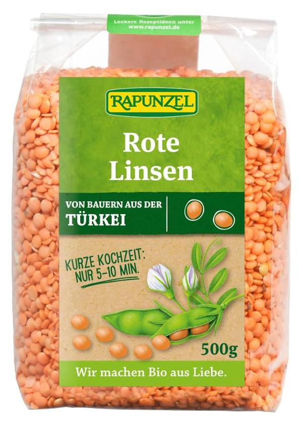 Produktfoto zu Linsen rot 500g Rapunzel