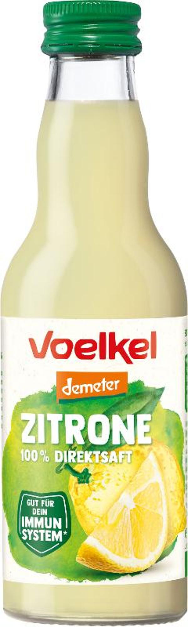 Produktfoto zu Zitronensaft 0,2 l Voelkel