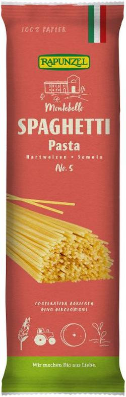 Produktfoto zu VPE Spaghetti Semola, no.5 12x500g Rapunzel