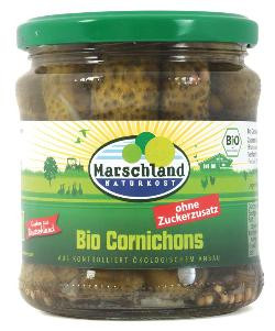 Produktfoto zu Cornichons ohne Zuckerzusatz 6x330g Marschland