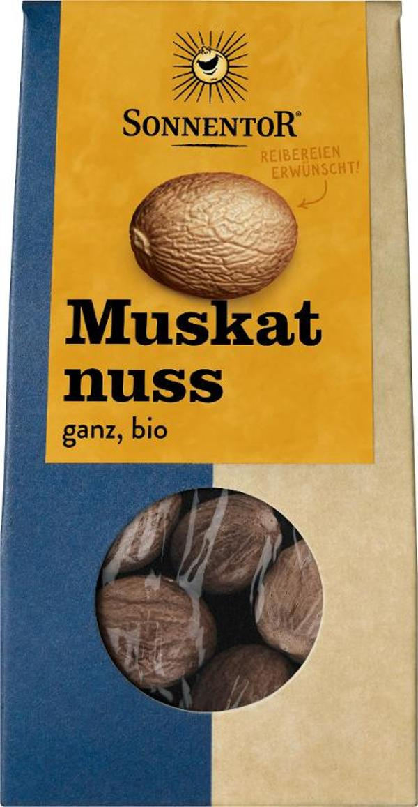 Produktfoto zu Muskatnüsse ganz 25g Sonnentor