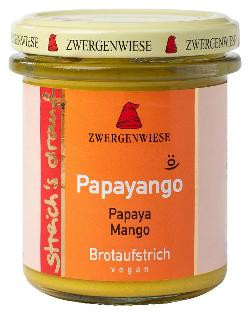 Produktfoto zu VPE Streich's drauf Papayango (Papaya-Mango) 6x160g Zwergenwiese