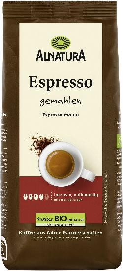 Produktfoto zu Espresso gemahlen 250g Alnatura