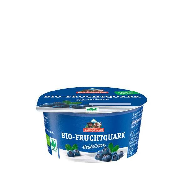 Produktfoto zu VPE Fruchtquark Heidelbeere 8x150g Berchtesgadener Land