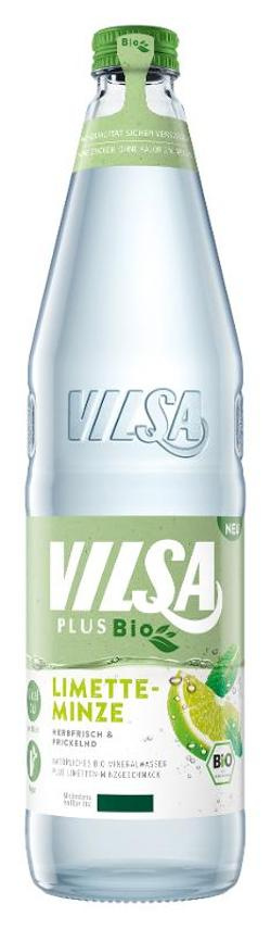 Produktfoto zu VPE VILSA Plus Bio Limette-Minze 12x0,7 l VILSA