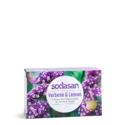 Produktfoto zu Seife Verbene & Lemon 100g Stück Sodasan