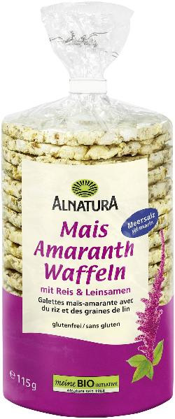 Produktfoto zu Mais Amaranth Waffeln 115g Alnatura