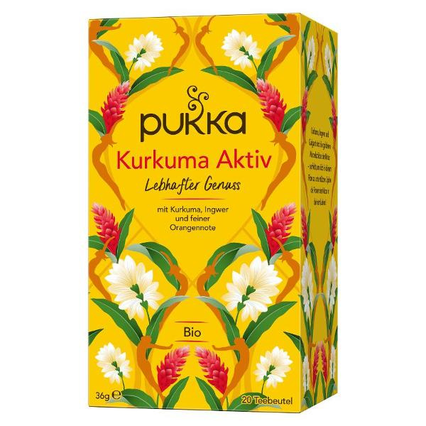 Produktfoto zu VPE Kurkuma aktiv 4x20 Beutel Pukka