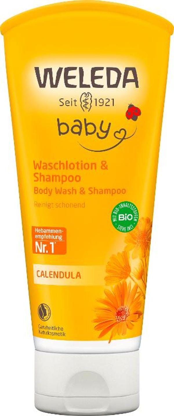 Produktfoto zu Calendula Waschlotion Shampoo 200ml Weleda