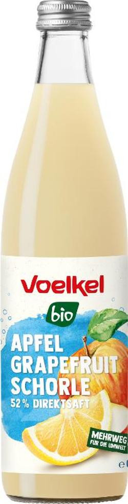 Produktfoto zu VPE Apfel Grapefruit Schorle 10x0,5 l Voelkel