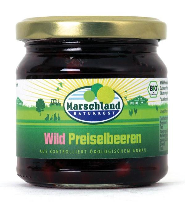 Produktfoto zu Wild Preiselbeeren 220g Marschland