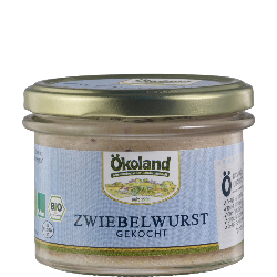 Produktfoto zu Zwiebelmettwurst gekocht 160g Ökoland