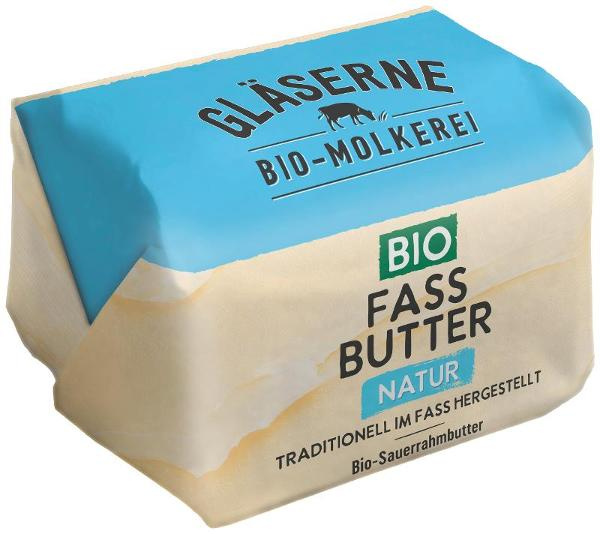 Produktfoto zu VPE Fassbutter Sauerrahm natur  10x250g Gläserne Molkerei