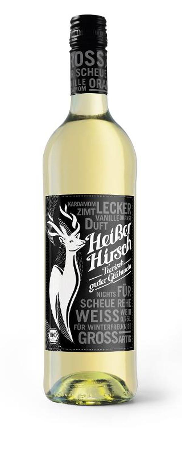 Produktfoto zu Heißer Hirsch Glühwein weiß 0,75 l Acht Grad Plus