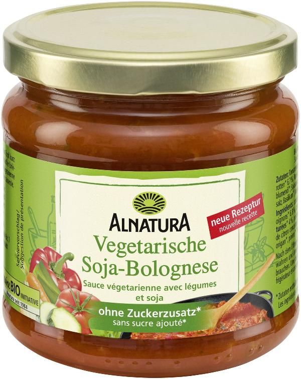 Produktfoto zu Vegetarische Soja Bolognese 350ml Alnatura