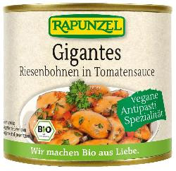 Produktfoto zu VPE Gigantes Riesenbohnen in Tomatensauce 6x230g Rapunzel