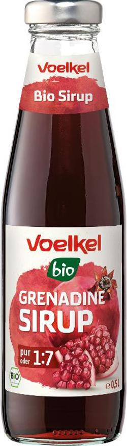 Produktfoto zu Sirup Grenadine (Granatapfel) 0,5 l Voelkel