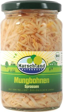 Produktfoto zu VPE Mungobohnensprossen 6x175g (Abtropfgewicht) Marschland