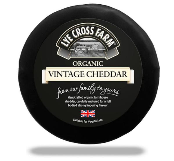 Produktfoto zu Cheddar Waxed Vintage 400g Lye Cross Farm