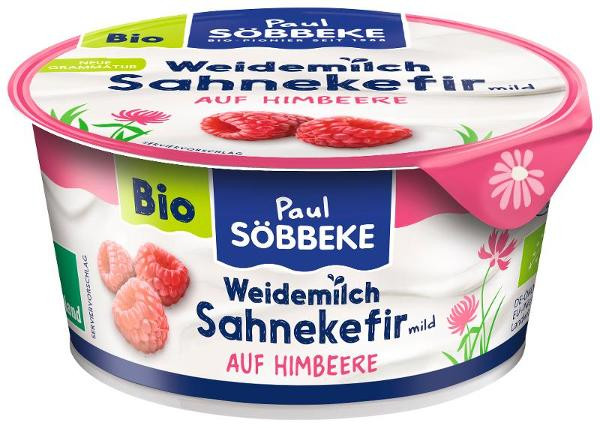 Produktfoto zu VPE Sahnekefir Himbeere 6x150g Söbbeke