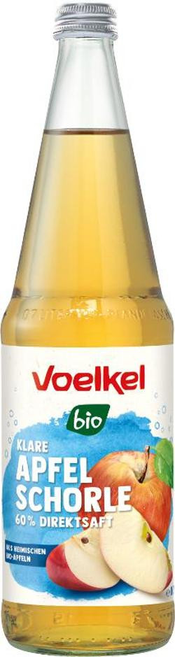 Produktfoto zu Apfelschorle klar 0,7l Voelkel