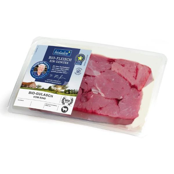 Produktfoto zu Gulasch vom Rind ca. 400g bioladen